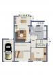 Grundriss Erdgeschoss - MODERNISIERTES ZWEIFAMILIENHAUS MIT GARTEN UND VIEL PRIVATSPHÄRE!