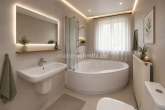 Badezimmer (nachher) KI - EIN- BIS ZWEIFAMILIENHAUS MIT POTENTIAL!