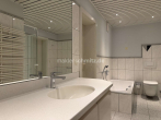 Badezimmer Ansicht 1 - HELLE 3–4 ZIMMER-ERDGESCHOSSWOHNUNG MIT GARTEN, SAUNA, BEHEIZTEM WINTERGARTEN & TG-STELLPLATZ